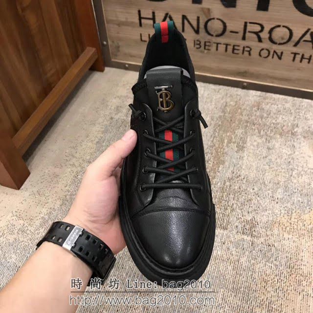 GUCCI男鞋 專櫃同步 古奇2019新款高幫男鞋 高品質 古馳休閒男鞋 Gucci系帶男運動鞋  hdnx1319